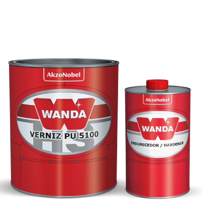 Verniz Bi-Componente 5100 A+B Poliuretano Wanda - Ref.000000000000544368