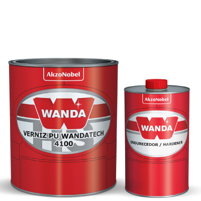 Verniz Bi-Componente 4100 A+B Poliuretano Wanda - Ref.000000000000544369