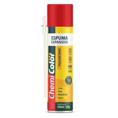 Espuma Expansiva Pu 500ml Chemicolor - Ref.0680316/ 0680558