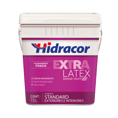 Tinta Fosco Extralatex 15l Amarelo Canario  Hidracor - Ref.607302226