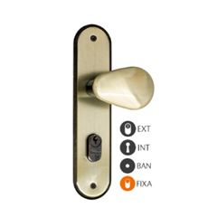 FECHADURA EXTERNA TACO GOLF ESP/ZERO OXI SILVANA - Ref.98107