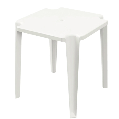 Mesa Plastica Quadrada Noronha Branca Tramontina - Ref.92315/010