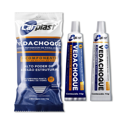 Repara Para-Choque 150g Carplast Maxi Rubber - Ref.CA247