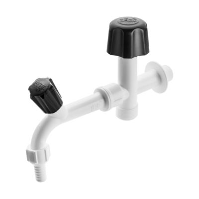 Registro Maquina Lavar 1/2 C/Torneira De Bico Branco Herc - Ref.248