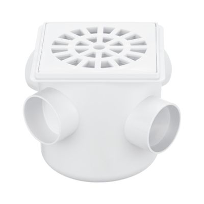 Caixa Sifonada/Quadrada/Grelha 100x100x40 Herc - Ref.258