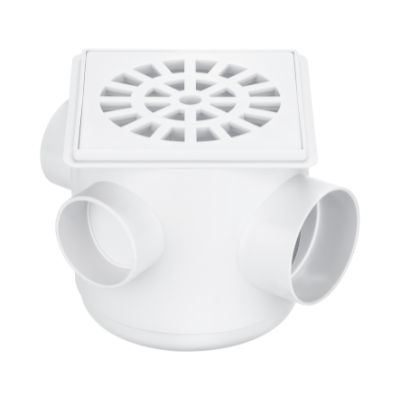 Caixa Sifonada/Quadrada/Grelha 100x100x50 Herc - Ref.259