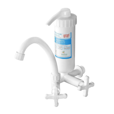 Torneira C/Purificador Parede Bica Movel Pratico Branco 1/2 Herc - Ref.2886