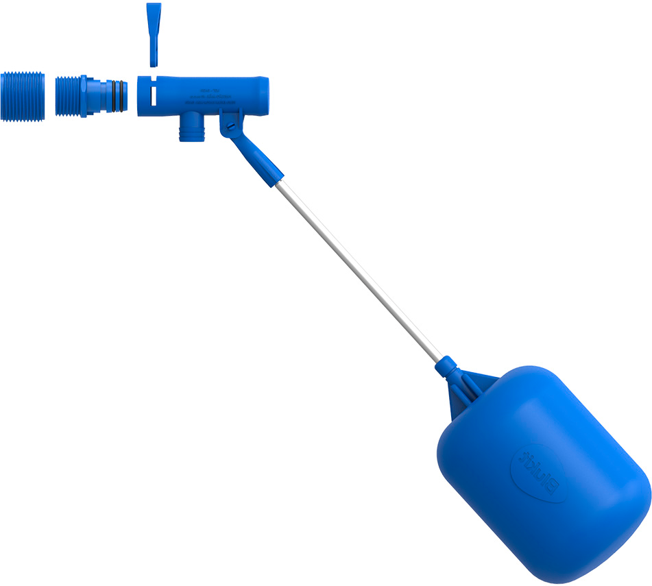 Torneira Boia 1/2-3/4 P/Caixa Dagua Blukit - Ref.191409-412