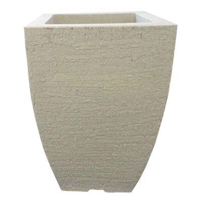 Vaso Moderno Quadrado 30 Cimento Japi - Ref.JVQMC30