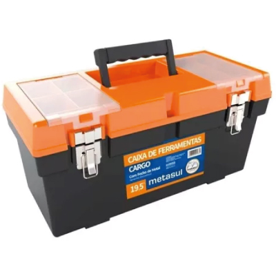 Caixa De Ferramentas 19,5'' Cargo C/Fecho Metasul - Ref.13601027