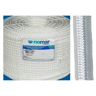 Corda Torcida Pp Laço 11mm Branca 208m Riomar - Ref.43211063