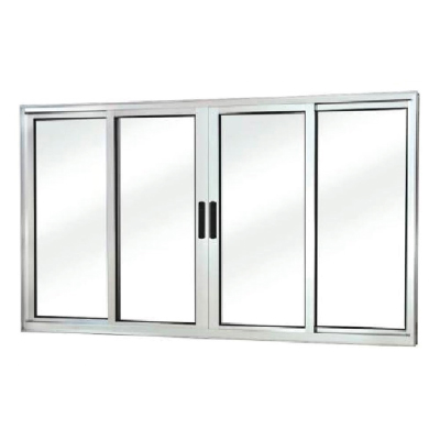 Janela Aluminio Correr 150x100 4folhas Vidro Liso Quality - Ref.EMC023027