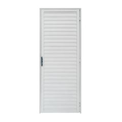 PORTA ALUMINIO BRANCA VENEZIANA 60X210 LADO ESQUERDO QUALITY - Ref.HOB041002