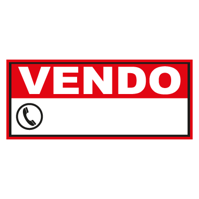 Placa - Vendo Plakas - Ref.2118