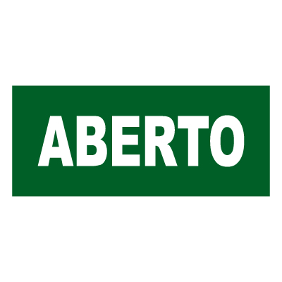 Placa - Aberto Plakas - Ref.2126