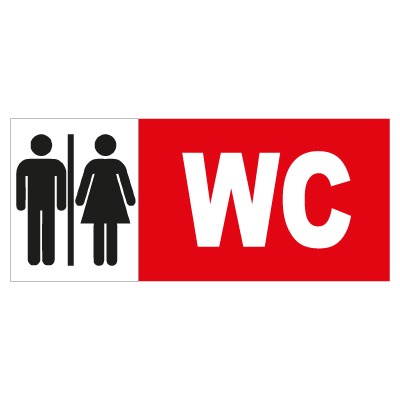 Placa - Wc Unissex Plakas - Ref.2127