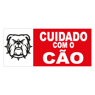 Placa - Cuidado Com O Cao Plakas - Ref.2129