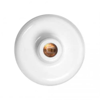 Bocal Plafon Porcelana 100w Branco Lumis - Ref.10