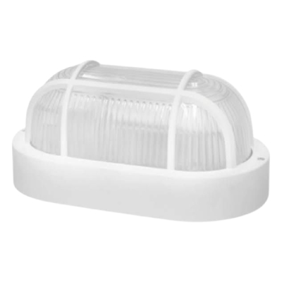 Luminaria Tartaruga Oval Branca Lumis - Ref.9