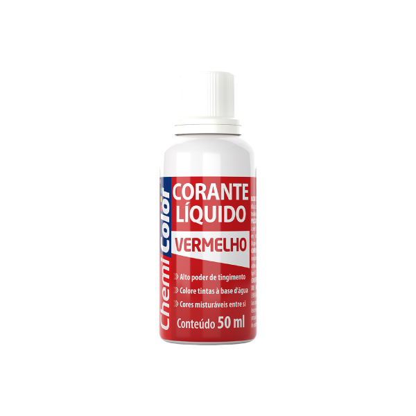 Corante Liquido Vermelho 50mlchemicolor - Ref.0680475