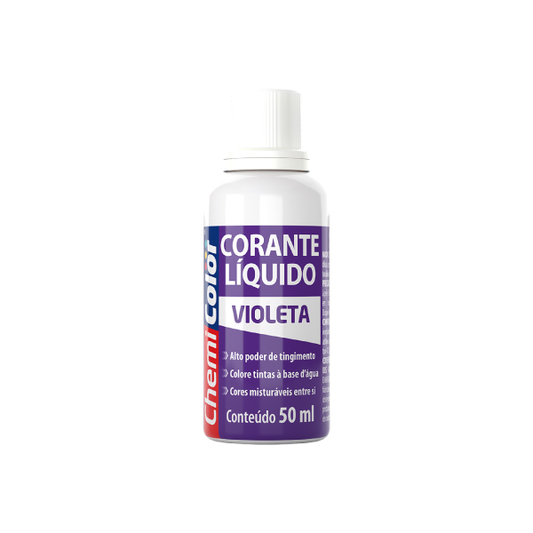 Corante Liquido Violeta 50ml Chemicolor - Ref.0680476