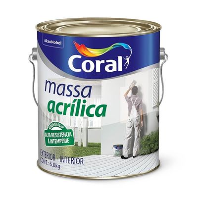 Massa Acrilica 5,7kg Coral - Ref.5777542