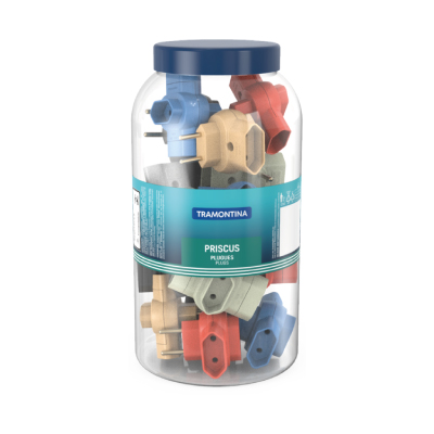 Pino 3 Saidas (T) 10a 2p Cor Pote C/20 Tramontina - Ref.57420972