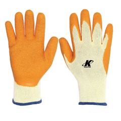 LUVA LATEX ORANGE 09G KALIPSO