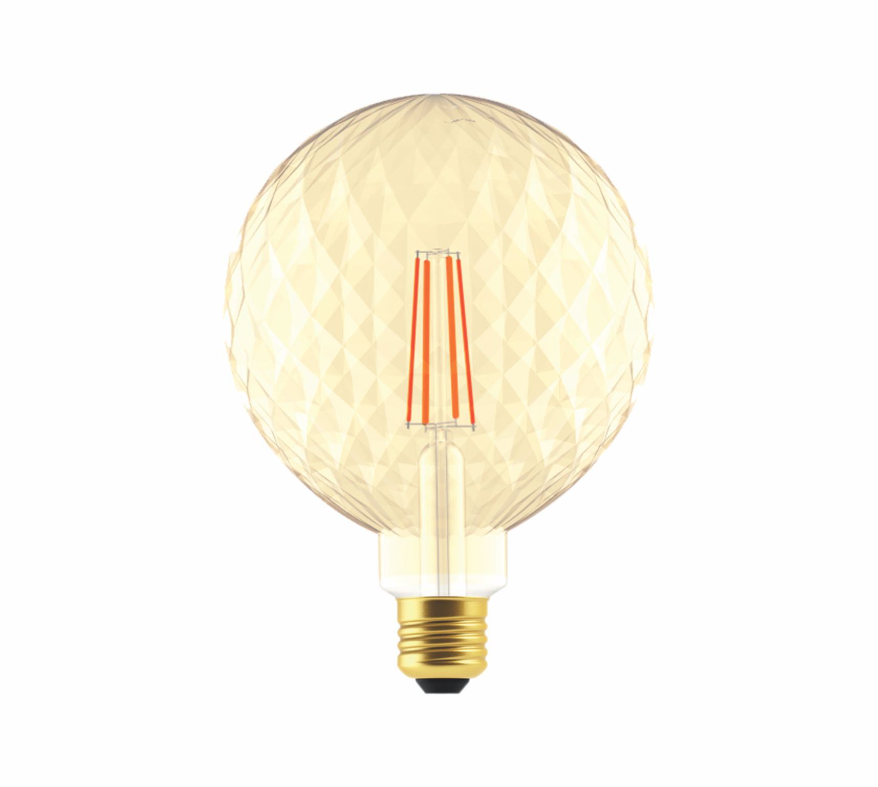 Lampada Filamento Led P125 Bivolt 4w Luz Amarela Glight - Ref.180.06.0637-0