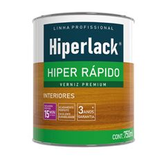 VERNIZ HIPER RAPIDO INCOLOR 750ML HIPERLACK HIDRACOR