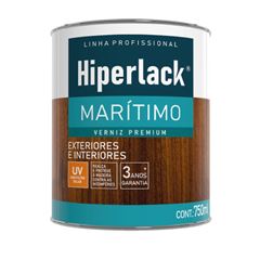 VERNIZ MARITIMO ALTO BRILHO INCOLOR 750ML HIPERLACK HIDRACOR