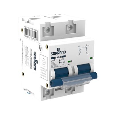Disjuntor Din Bipolar 125a Curva C Soprano - Ref.05121.1125.21