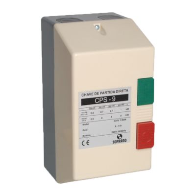 Chave Partida P/Bomba Dagua 5,0-8,0a 220v Soprano - Ref.05147.0910.32