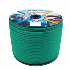 CARRETEL CORDA TRANÇADA PP TROPICAL 10MM VERDE UNICA 190M RIOMAR