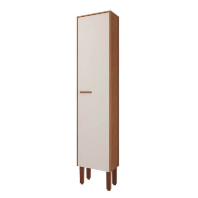 Paneleiro Mdf Para Cozinha Slim Freijo/Off Whit - Ref.23543.56
