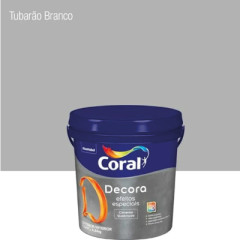 TEXTURA DECORA CIMENTO TUBARAO BRANCO 4,8KG CORAL - Ref.5825425