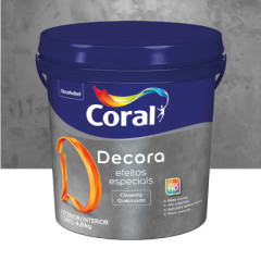 TEXTURA DECORA CIMENTO IMENSIDÃO CINZA 4,8KG CORAL - Ref.5825426