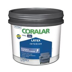 TINTA FOSCO CORALAR LATEX MAIS ECONOMIA 15L NEBLINA PAULISTA