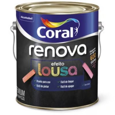Base T Renova Efeito Lousa Acetinado 3,2L Coral - Ref.5810988