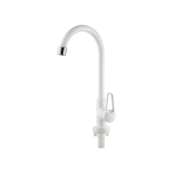 Torneira Pia Mesa Bica Móvel Quartzo Branca 1/2 Herc - Ref.2980