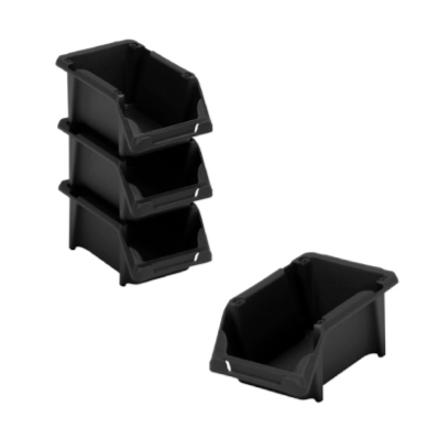 Gaveta 104x80x176mm N.3 Preta Presto - Ref.42001