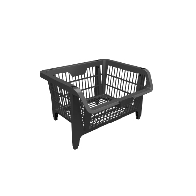 Cesto Expos 570x280x420mm Preto C/5 Presto - Ref.42512