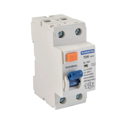 Disjuntor Residual Dr 2p 1p+N 25a 6ka Tramontina - Ref.58014070