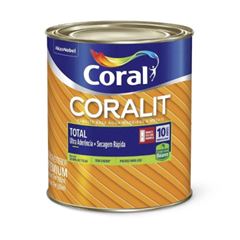 ESMALTE FOSCO CORALIT TOTAL 0,9L PRETO CORAL