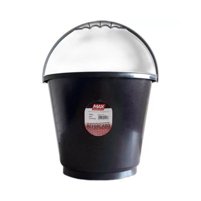 Balde Plastico Multiuso Preto 12l Max Ferramentas - Ref.39510