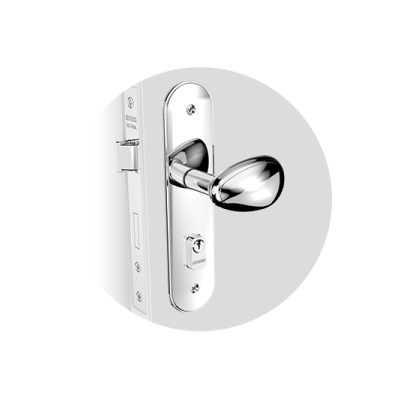 Fechadura Externa Taco Golf Cromada Soprano - Ref.03001.0750.17