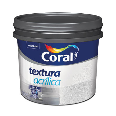 Textura Acrílica 25kg Branca Balde Coral - Ref.5846707