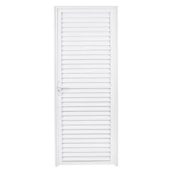 PORTA ALUMÍNIO BRANCA VENEZIANA 210X70 L/E LIDER - Ref.3836
