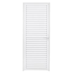 PORTA ALUMÍNIO BRANCA VENEZIANA 210X80 L/D LIDER - Ref.3841