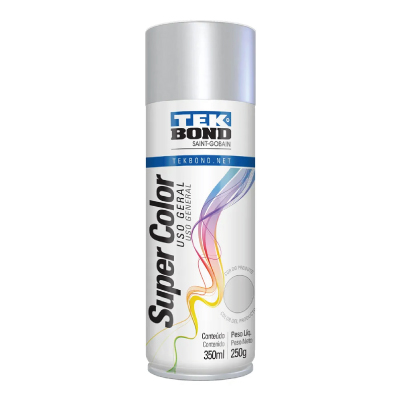 Tinta Spray Geral Alumínio 350ml Tekbond - Ref.23031006900/69957327106